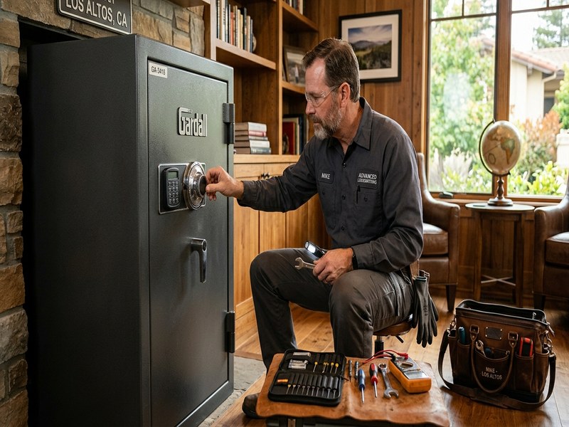 Commercial access control installation in Los Altos office